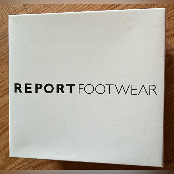 Vintage espadrilles Report Goldie striped open toe wedge 7.5 NWT - Picture 9 of 10